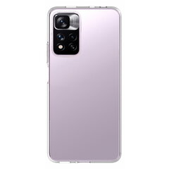 Kieto silikono (TPU) dėklas - skaidrus (Redmi Note 11 Pro+) kaina ir informacija | Telefono dėklai | pigu.lt