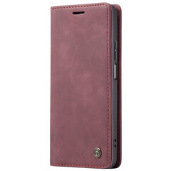 Кожиный чехол-книжка "CaseMe" Retro - бордовый (Redmi Note 11 Pro+) цена и информация | Чехлы для телефонов | pigu.lt