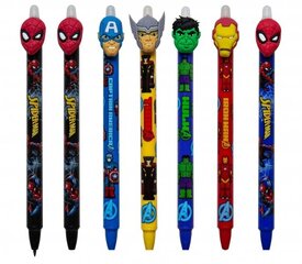 Automatinis ištrinamas rašiklis Disney Avengers/Spiderman Colorino, 1vnt цена и информация | Письменные принадлежности | pigu.lt