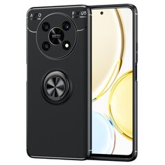 „FOCUS“ Kickstand твердый силиконовый (TPU) чехол - чёрный (Honor Magic 4 Lite 5G) цена и информация | Чехлы для телефонов | pigu.lt