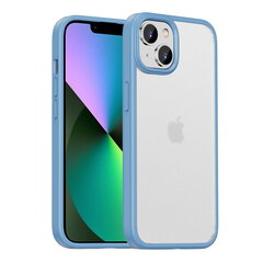 „IPAKY“ Rubberized чехол - прозрачный/светло-синий  (iPhone 14) цена и информация | Чехлы для телефонов | pigu.lt