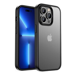 „IPAKY“ Rubberized чехол - прозрачный/чёрный (iPhone 14 Pro Max) цена и информация | Ipaky Мобильные телефоны, Фото и Видео | pigu.lt