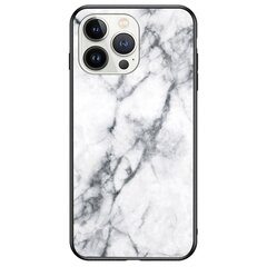 „Marble“ твердый силиконовый (TPU) чехол - белый (OnePlus 10 Pro) цена и информация | Чехлы для телефонов | pigu.lt