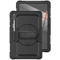 Противоударный чехол (360°), черный (Galaxy Tab S8 Ultra 14.6) цена и информация | Чехлы для планшетов и электронных книг | pigu.lt
