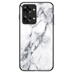„Marble“ твердый силиконовый (TPU) чехол - белый (OnePlus Nord 2T 5G) цена и информация | Чехлы для телефонов | pigu.lt