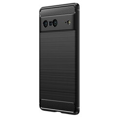 „Carbon“ твердый силиконовый чехол (TPU) - черный (Redmi 5 Plus) цена и информация | Чехлы для телефонов | pigu.lt
