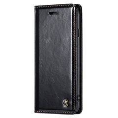 Кожиный чехол-книжка "CaseMe" Leather - бордовый  (iPhone 6 Plus / 6s Plus / 7 Plus / 8 Plus) цена и информация | Чехлы для телефонов | pigu.lt