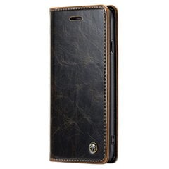 Кожиный чехол-книжка "CaseMe" Leather - бордовый  (iPhone 6 Plus / 6s Plus / 7 Plus / 8 Plus) цена и информация | Чехлы для телефонов | pigu.lt