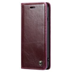 Кожиный чехол-книжка "CaseMe" Leather - розовый (Galaxy S23 FE) цена и информация | Чехлы для телефонов | pigu.lt