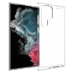 Kieto silikono (TPU) dėklas - skaidrus (Galaxy S23 Ultra) kaina ir informacija | Telefono dėklai | pigu.lt