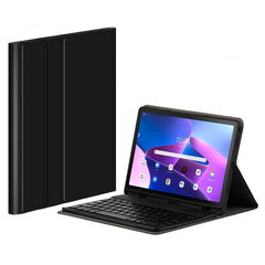 Чехол-книжка с клавиатурой - чёрный (Tab M10 Plus 10.6" Gen 3) цена и информация | Чехлы для планшетов и электронных книг | pigu.lt