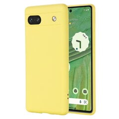 Твердый силиконовый чехол (TPU) „Shell“ - жёлтый (Pixel 7A) цена и информация | Чехлы для телефонов | pigu.lt