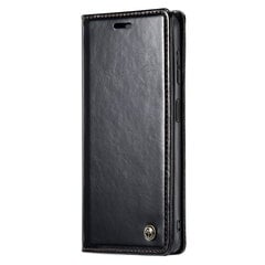 Кожиный чехол-книжка „CaseMe“ Leather - чёрный (Galaxy A54) цена и информация | Чехлы для телефонов | pigu.lt