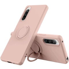 Чехол „Ring“ Kickstand (TPU) - розовый (Xperia 10 V) цена и информация | Чехлы для телефонов | pigu.lt