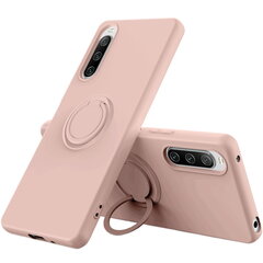 „Ring“ Kickstand (TPU) чехол - чёрный (Poco X4 GT / Redmi Note 11T Pro / Redmi Note 11T Pro+) цена и информация | Чехлы для телефонов | pigu.lt