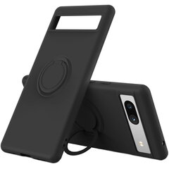 „Ring“ Kickstand (TPU) чехол - чёрный (Poco X4 GT / Redmi Note 11T Pro / Redmi Note 11T Pro+) цена и информация | Чехлы для телефонов | pigu.lt