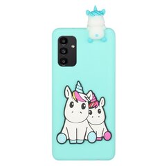 Твердый силиконовый чехол „Squezy“ Unicorn (TPU) - мятный (Galaxy A14 5G / A14 4G) цена и информация | Чехлы для телефонов | pigu.lt