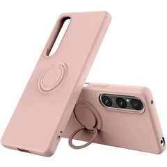 Чехол „Ring“ Kickstand (TPU) - розовый (Xperia 1 V) цена и информация | Чехлы для телефонов | pigu.lt