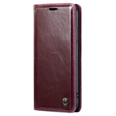 Кожиный чехол-книжка "CaseMe" Leather - розовый (Galaxy S23 FE) цена и информация | Чехлы для телефонов | pigu.lt