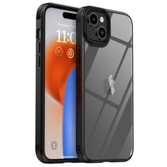 „IPAKY“ Fiber чехол - прозрачный/чёрный (iPhone 15 Plus) цена и информация | Ipaky Мобильные телефоны, Фото и Видео | pigu.lt