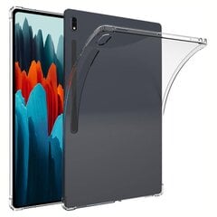 Kieto silikono (TPU) dėklas - skaidrus (Galaxy Tab S7 FE 12.4" / S7+ 12.4" / S8+ 12.4") kaina ir informacija | Planšečių, el. skaityklių dėklai | pigu.lt