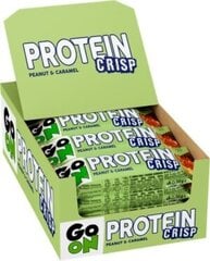 Proteino batonėlis Go On Crisp Peanut&Caramel, 50g x 24 vnt. цена и информация | Батончики | pigu.lt