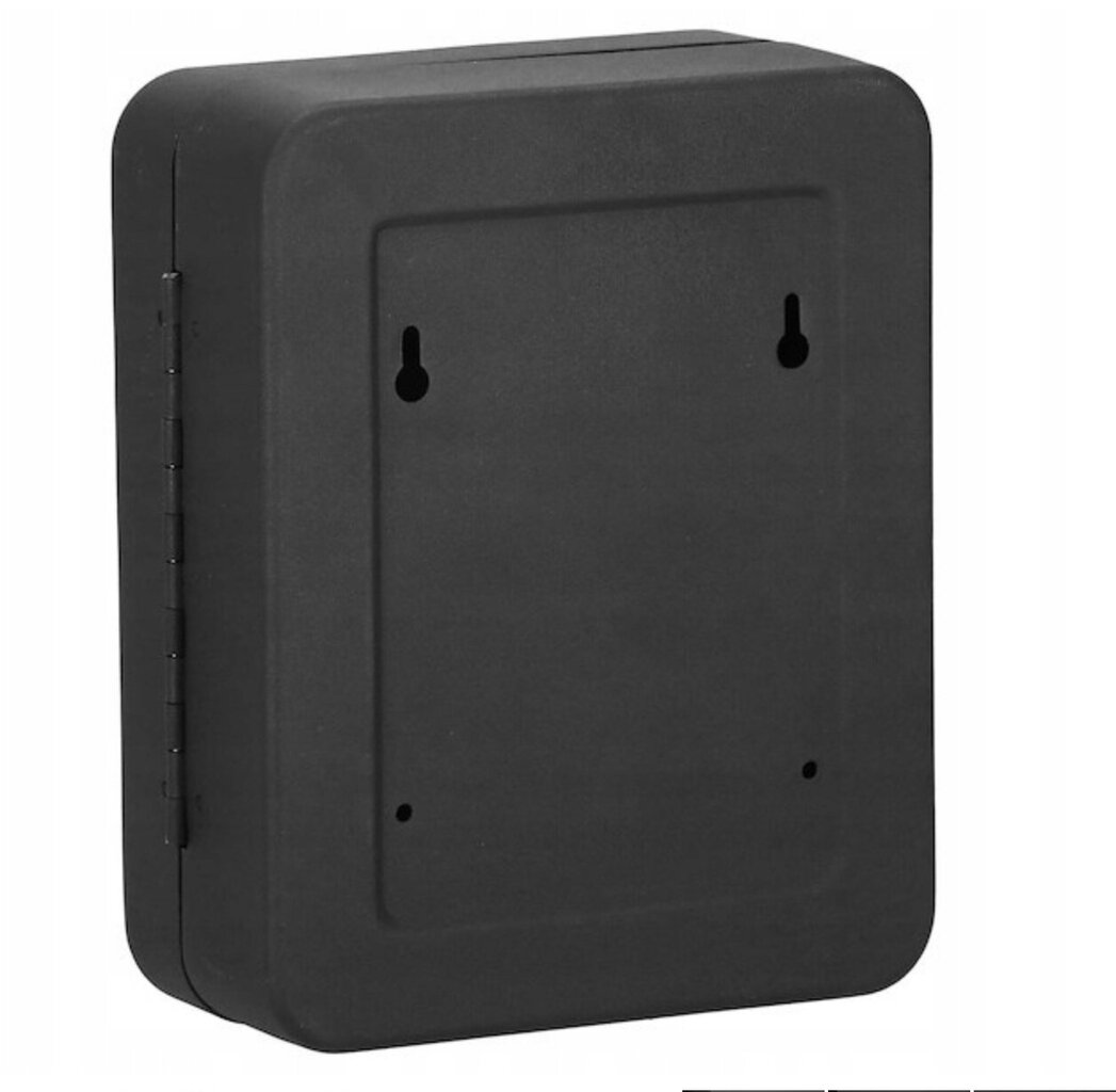 Raktų spintelė VaultSafe, juoda kaina ir informacija | Svetainės spintelės | pigu.lt