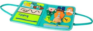 Edukacine knygelė Ecost Kidilly Busy Board цена и информация | Игрушки для малышей | pigu.lt