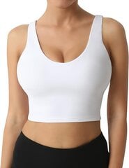 Женский спортивный бюстгальтер UUE, белый цена и информация | Спортивная одежда для женщин | pigu.lt