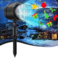 Kalėdinis LED sodo šviesos projektorius kaina ir informacija | Kalėdinės dekoracijos | pigu.lt