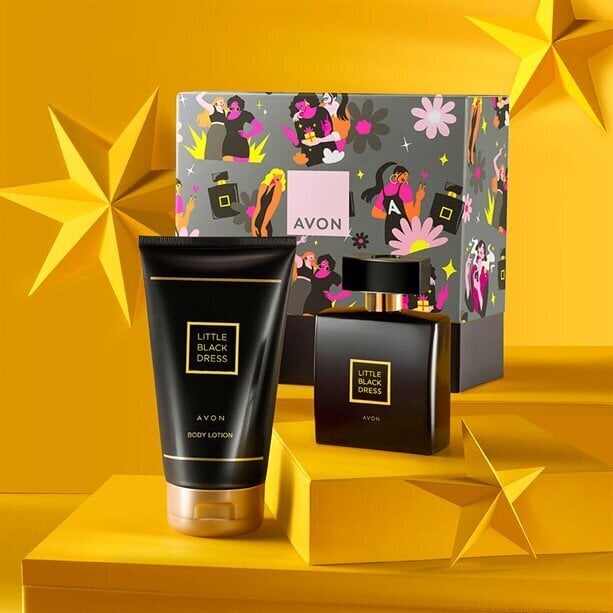 Kosmetikos rinkinys Avon Little Black Dress moterims: kvapusis vanduo EDP, 50 ml + kūno losjonas, 150 ml kaina ir informacija | Parfumuota kosmetika moterims | pigu.lt