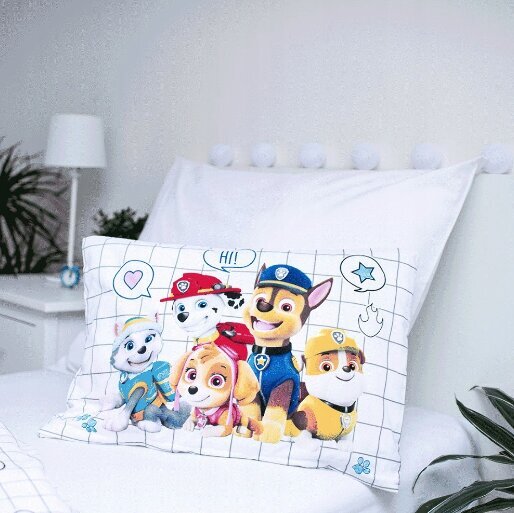 Jerry Fabrics patalynės komplektas Paw Patrol, 100x135, 2 dalių kaina ir informacija | Patalynė kūdikiams, vaikams | pigu.lt