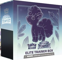 Открытки Pokemon Silver Tempest Elite Trainer Box цена и информация | Настольные игры, головоломки | pigu.lt