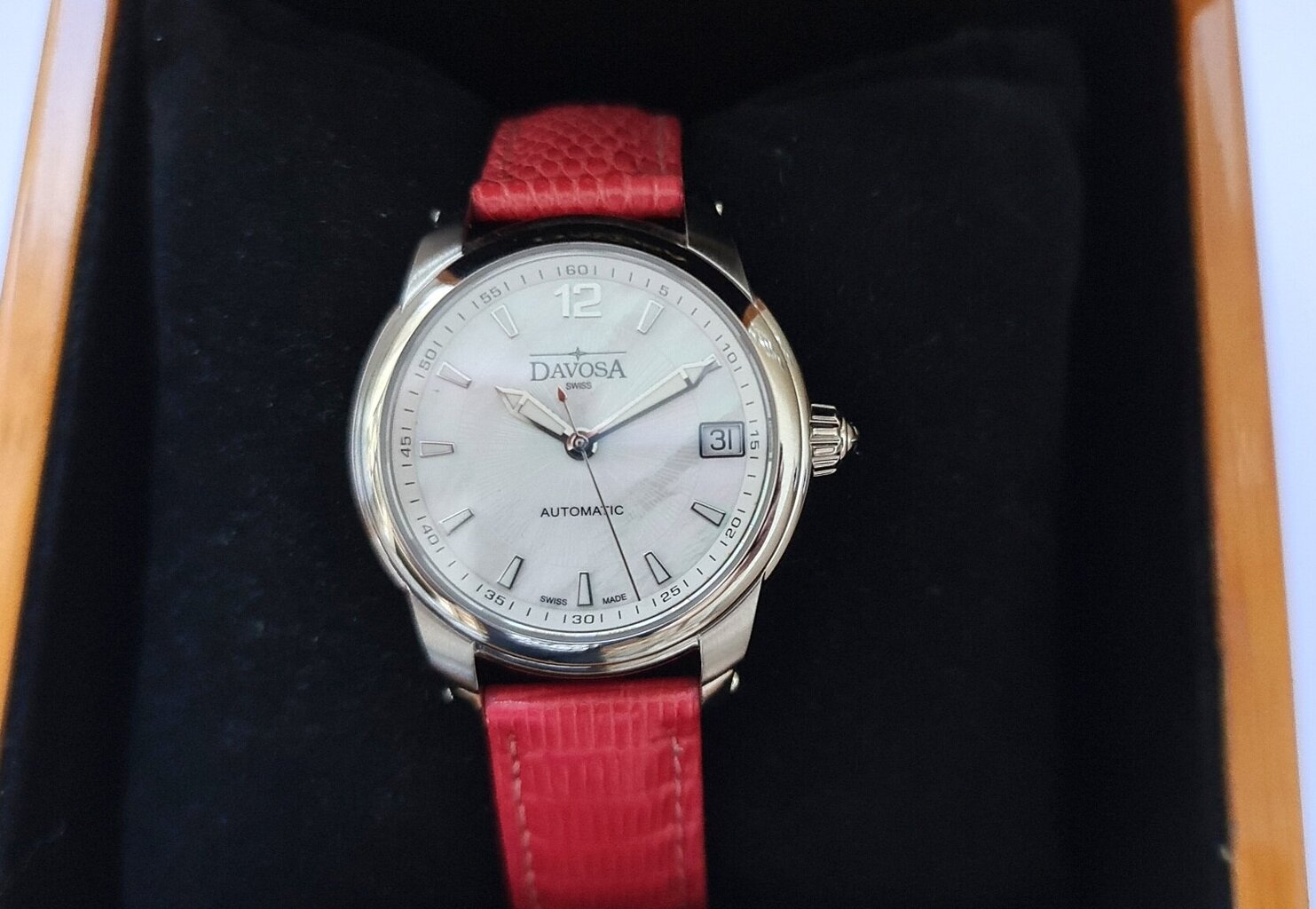 Moteriškas laikrodis Davosa Ladies Delight Automatic 166.183.35 цена и информация | Moteriški laikrodžiai | pigu.lt