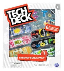 Pirštukų riedlenčių rinkinys Tech Deck Sk8Shop Bonus Pack, 6 d. kaina ir informacija | Žaislai berniukams | pigu.lt