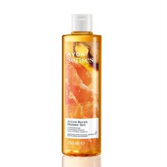 Dušo želė su mandarinų ir imbiero aromatu Avon Juice Burst, 250 ml kaina ir informacija | Dušo želė, aliejai | pigu.lt