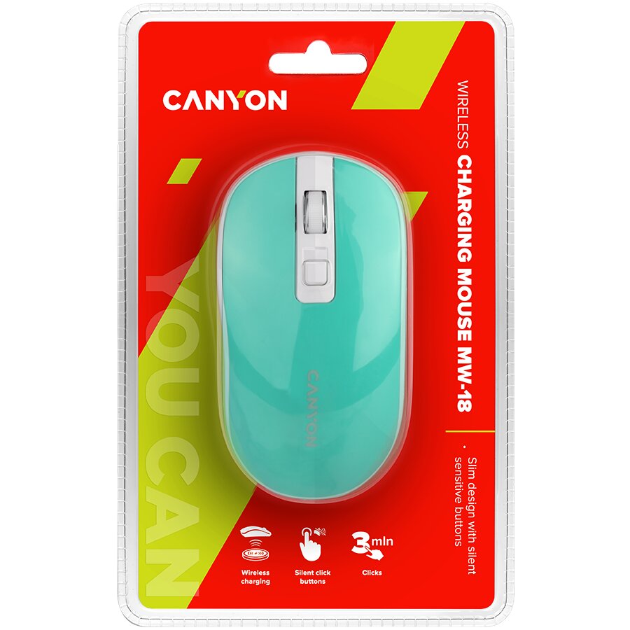 Canyon MW-18 kaina ir informacija | Pelės | pigu.lt