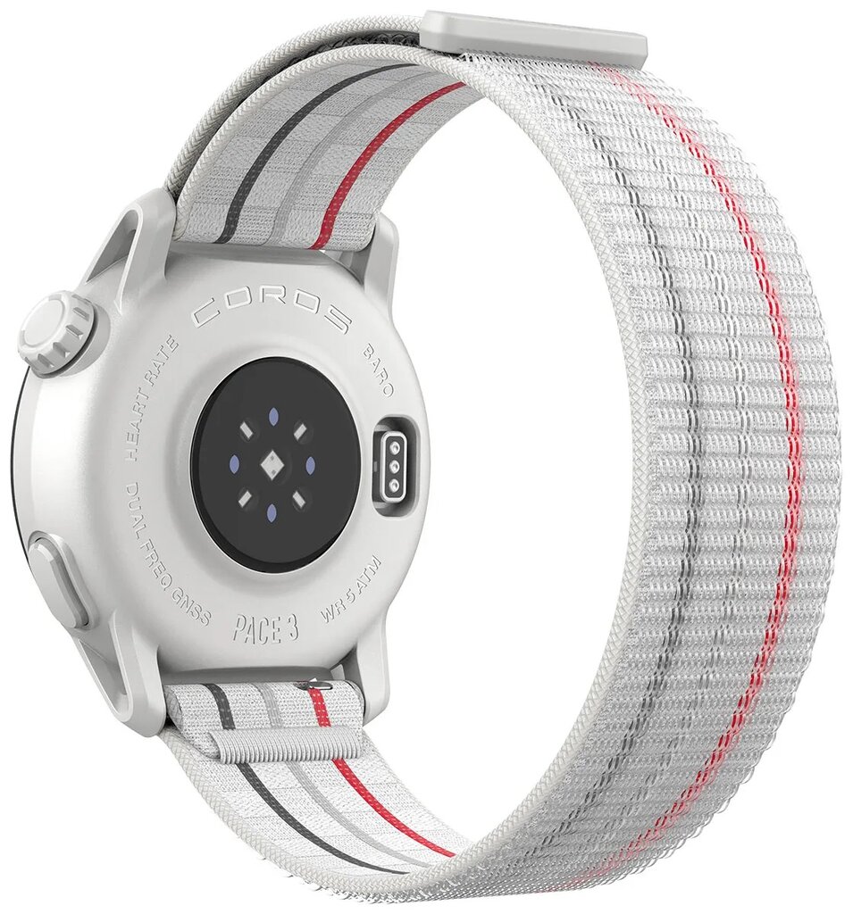 Coros Pace 3 Sport White Nylon kaina ir informacija | Išmanieji laikrodžiai (smartwatch) | pigu.lt