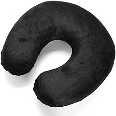 Ergonomiška pagalvė U formos, juoda kaina ir informacija | Pagalvės | pigu.lt