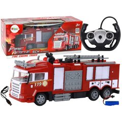 Nuotoliniu būdu valdomas ugniagesių automobilis LeanToys цена и информация | Игрушки для мальчиков | pigu.lt