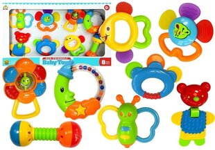 Kramtukų ir barškučių rinkinys Lean Toys kaina ir informacija | Žaislai kūdikiams | pigu.lt