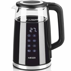 Haeger EK-DIG.028A Чайник с контролем температуры 1.7L 2200W цена и информация | Электрочайники | pigu.lt