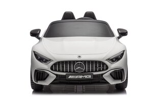 Dvivietis elektromobilis vaikams Mercedes AMG SL63, baltas kaina ir informacija | Elektromobiliai vaikams | pigu.lt