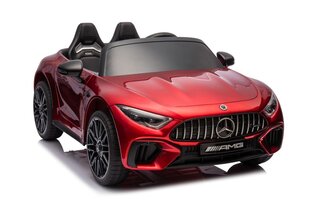 Dvivietis elektromobilis vaikams Mercedes AMG SL63, raudonas kaina ir informacija | Elektromobiliai vaikams | pigu.lt