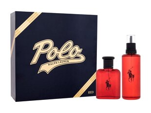 Kosmetikos rinkinys Ralph Lauren Polo Red EDT vyrams: tualetinis vanduo EDT, 75 ml + tualetinis vanduo EDT, 150 ml kaina ir informacija | Kvepalai vyrams | pigu.lt