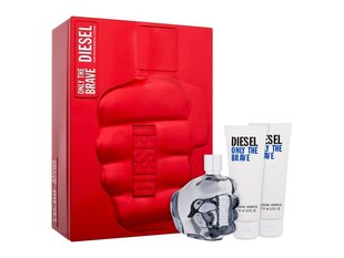 Rinkinys Diesel Only The Brave vyrams: EDT, 125 ml + dušo žėlė, 2 x 75 ml kaina ir informacija | Kvepalai vyrams | pigu.lt