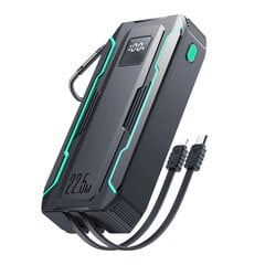 Joyroom JR-L018 22.5W 20000mAh Powerbank with built-in USB-C | Lightning cables - black цена и информация | Зарядные устройства Power bank | pigu.lt