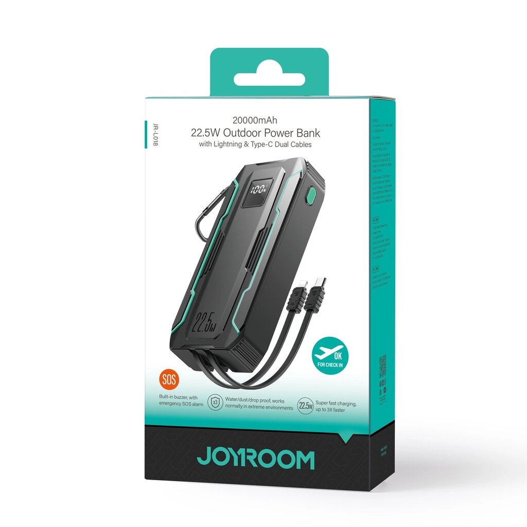 Joyroom JR-L018 kaina ir informacija | Atsarginiai maitinimo šaltiniai (power bank) | pigu.lt