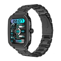 Smartwatch Blitzwolf BW-GTC3 (Black|Black Steel) цена и информация | Смарт-часы (smartwatch) | pigu.lt