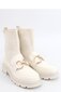 Auliniai batai moterims Inello 159124-54, balti kaina ir informacija | Aulinukai, ilgaauliai batai moterims | pigu.lt